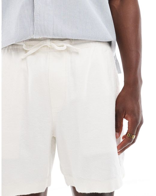 Pantaloncini di Abercrombie & Fitch in White da Uomo