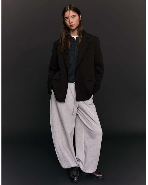 Bershka Black Basic Blazer