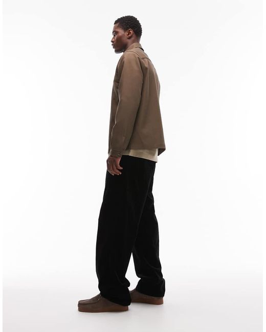 Carhartt Black Landon Loose Tapered Corduroy Trousers