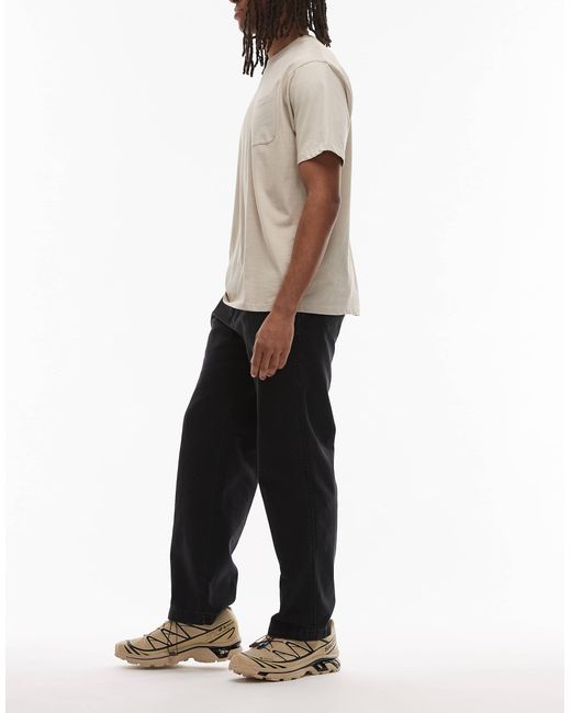 Obey Natural Hardwork Carpenter Straight Leg Denim Jeans for men