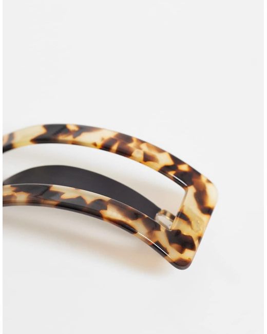 ASOS Multicolor Large Square Barrette Hair Clip