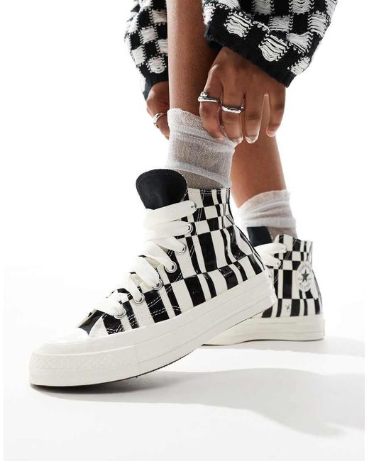 Converse White Chuck 70 Hi Trainers