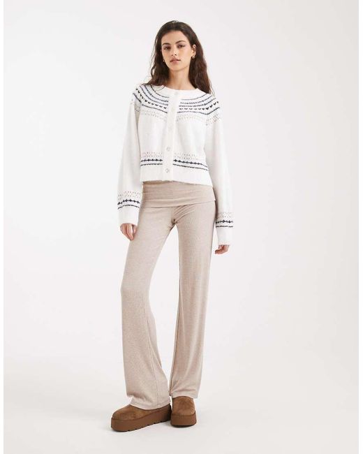 Cotton On White Button Up Cardigan