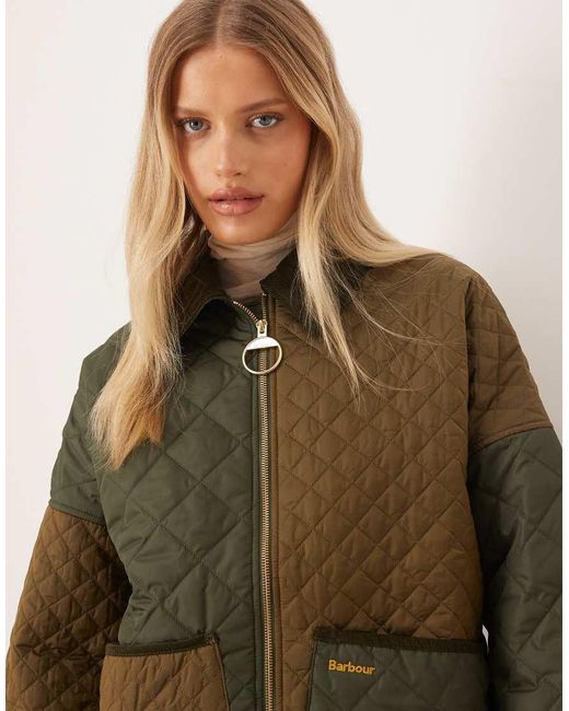 Barbour Green Danby Quilted Jacket