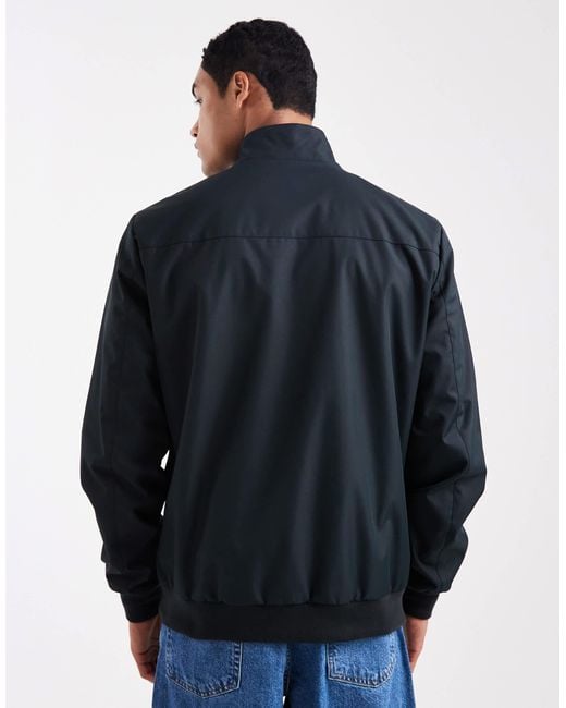 Threadbare Blue Harrington Jacket for men