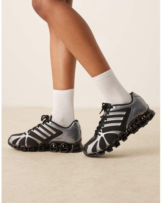 Zapatillas Negras Y Gris Acero Metalizado Mega Ghostride De -Negro Adidas Originals de color Black
