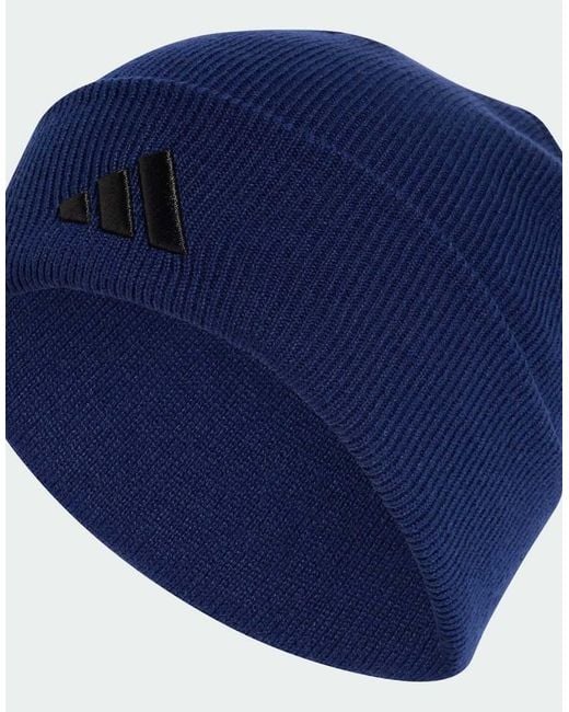 Adidas Originals Blue New Logo Beanie Cuff