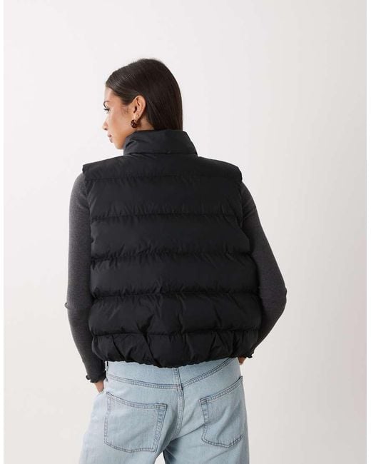 New Balance Black Boston Puffer Vest