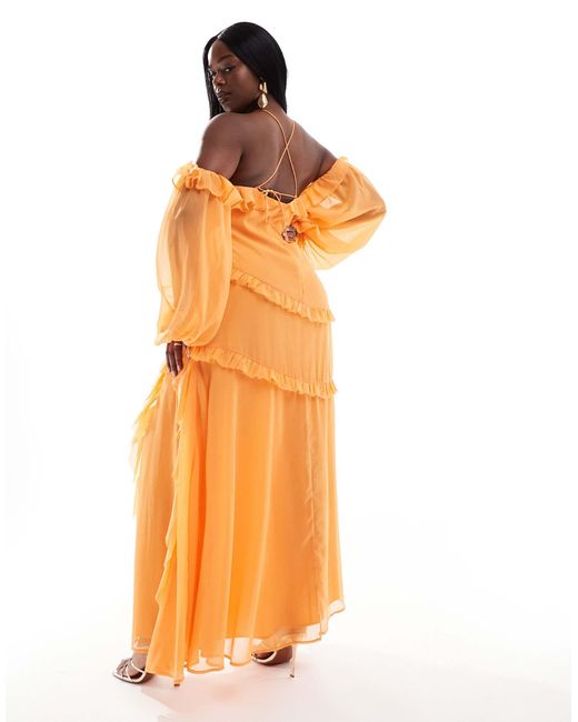 Cold shoulder maxi dress deals