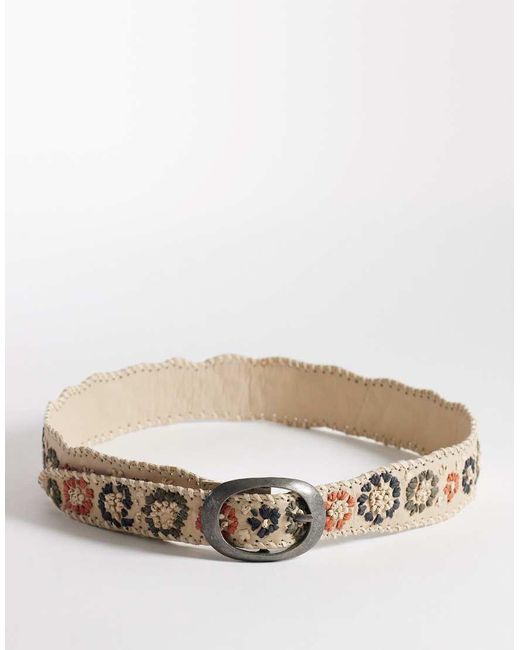 Free People Natural Dreaming Raffia Belt