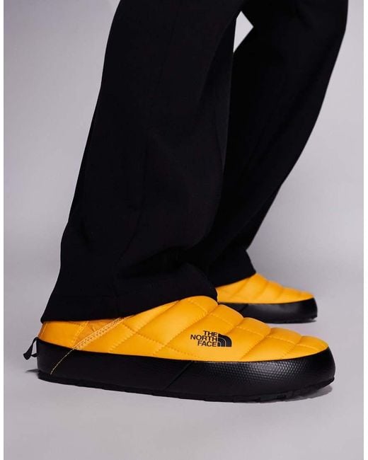 The North Face Orange Thermoball Traction Mules for men