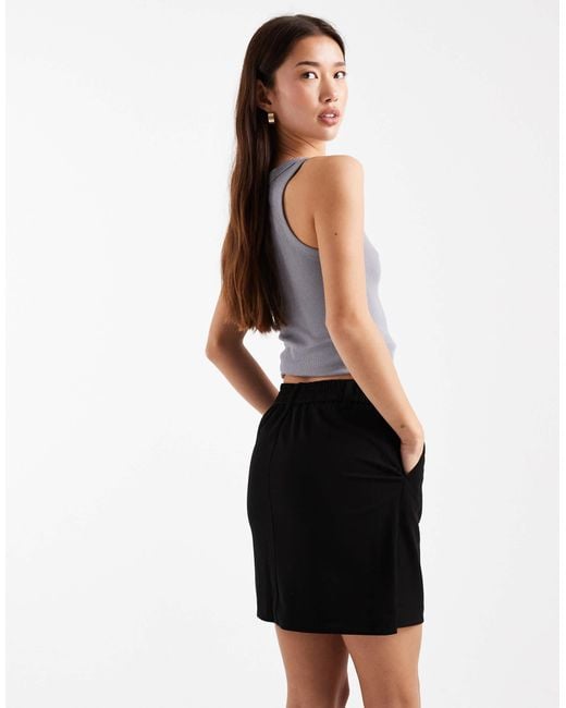 Object Black Stretch Tailored Mini Skirt Co-Ord
