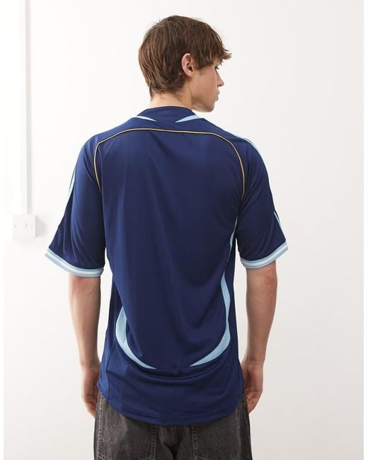 Adidas Originals Blue Adidas Football Argentina World Cup 2006 Bring Back Away Shirt