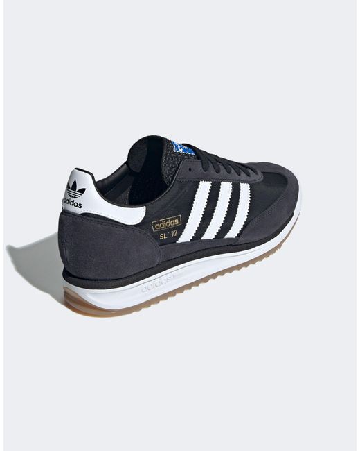 Adidas Originals Blue Sl72 Retro Sport Sneakers for men