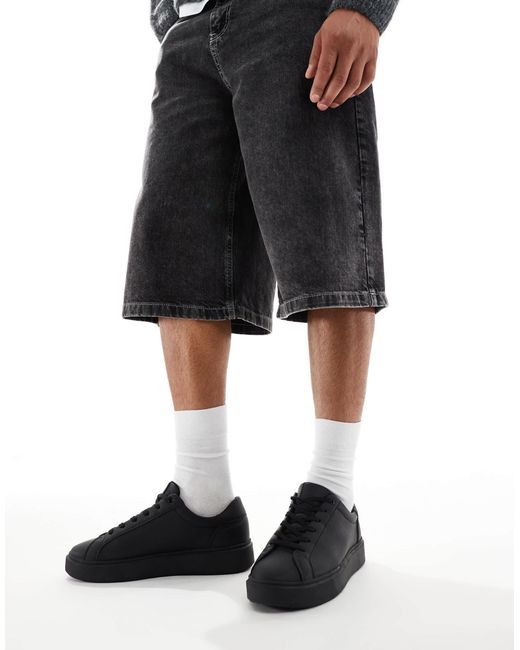 ASOS Black Lace-up Sneakers for men