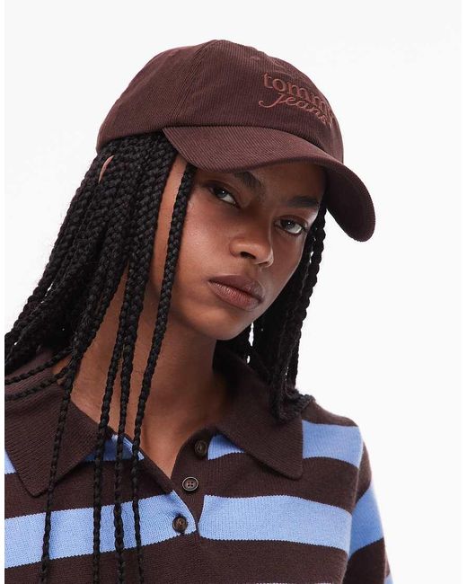 Tommy Hilfiger Purple Script Logo Cap