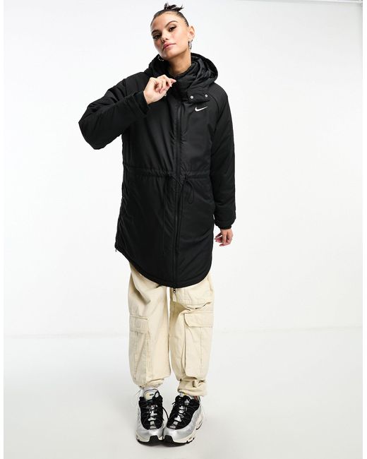 Essential - veste style trench-coat Nike en coloris Black