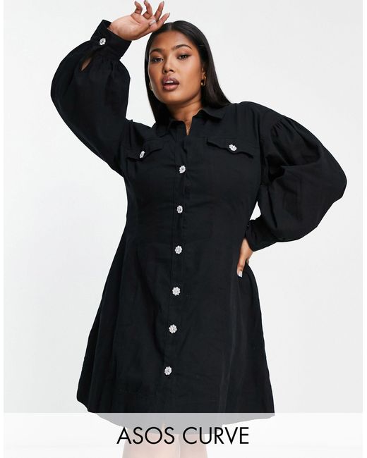 asos black shirt womens