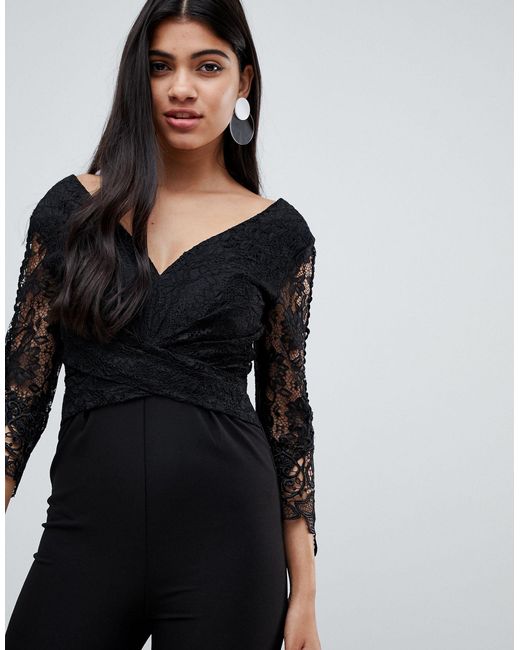 little mistress black jumpsuit