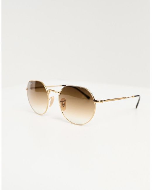 Ray-Ban Black Jack Round Hex Sunglasses