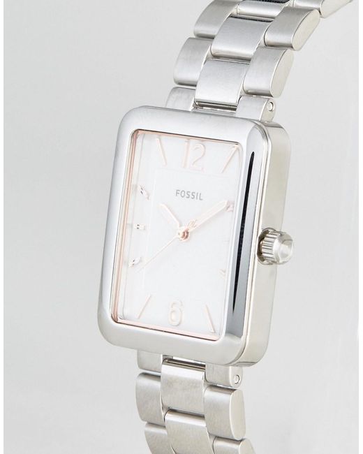 Fossil Silver Es4157 Atwater Square 