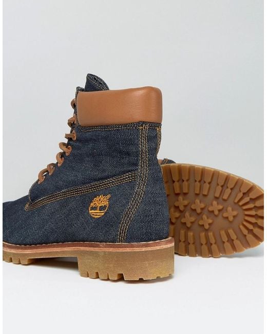 Denim cheap timberland boots