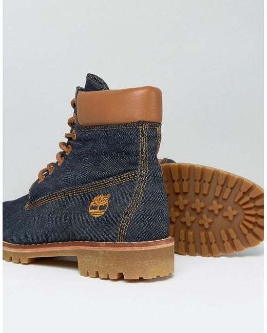 Timberland Classic 6 Inch Boots in Blue for Men Lyst