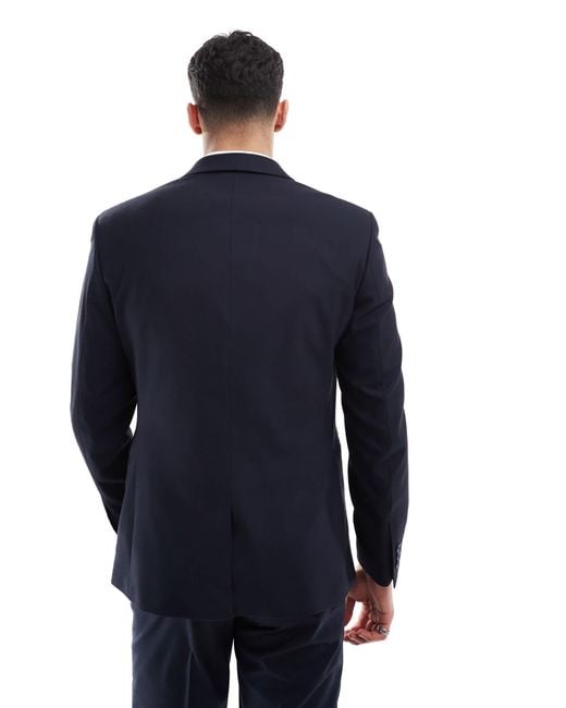 ASOS Blue Slim Suit Jacket for men