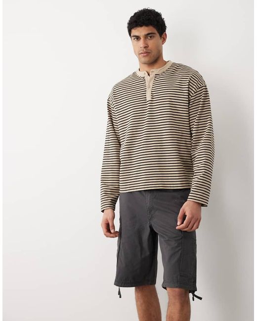 Jack & Jones Gray Cargo Shorts for men