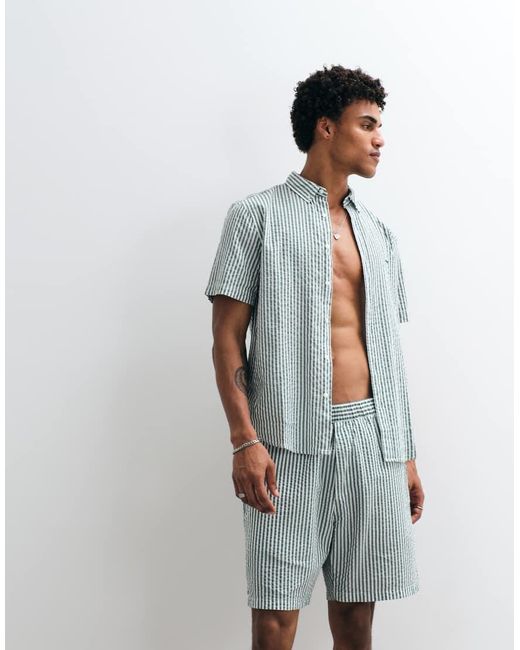 Levi's Blue Boxer Shorts Co-ord for men
