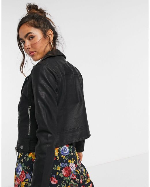 miss selfridge borg biker jacket
