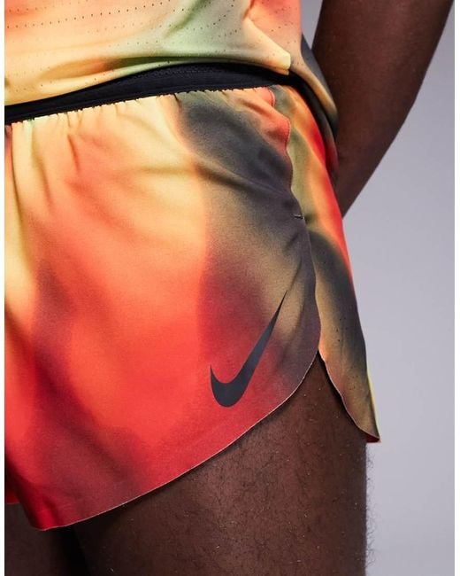 Nike Red Aeroswift Dri-fit Shorts for men