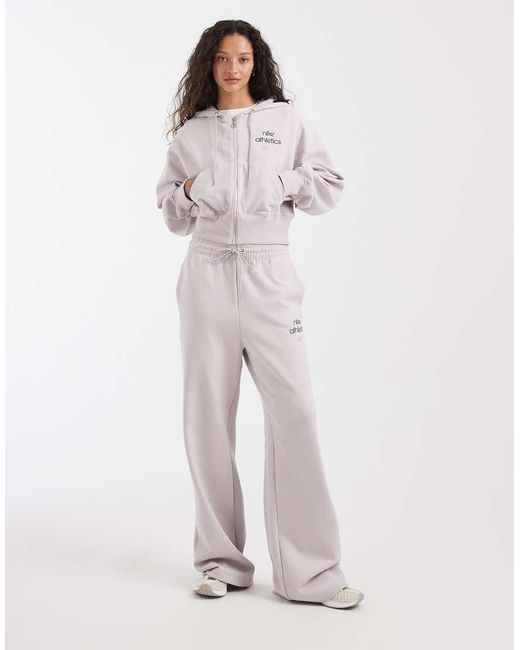 Nike Gray Phoenix Fleece Full Zip Hoodie