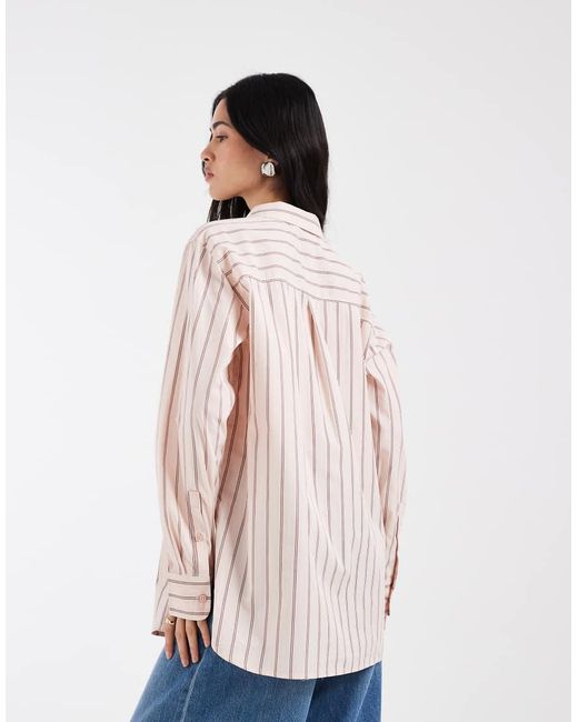 Vero Moda White Oversized Cotton Oxford Shirt