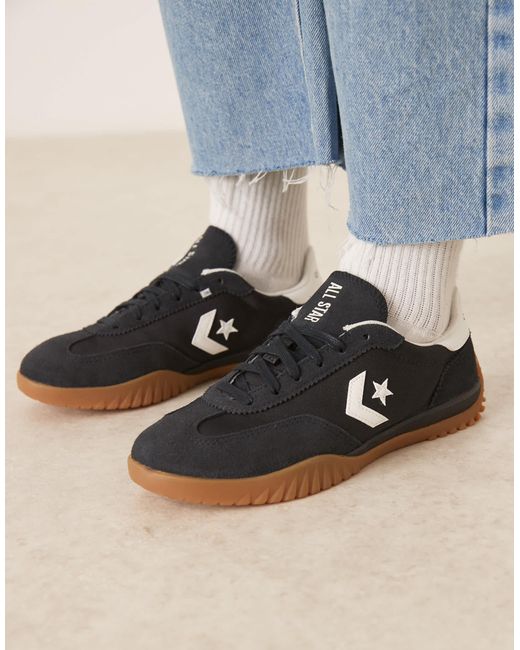 Converse Black Run Star Trainers