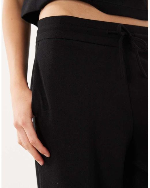 Mango Black Pico Straight Trouser Co-Ord