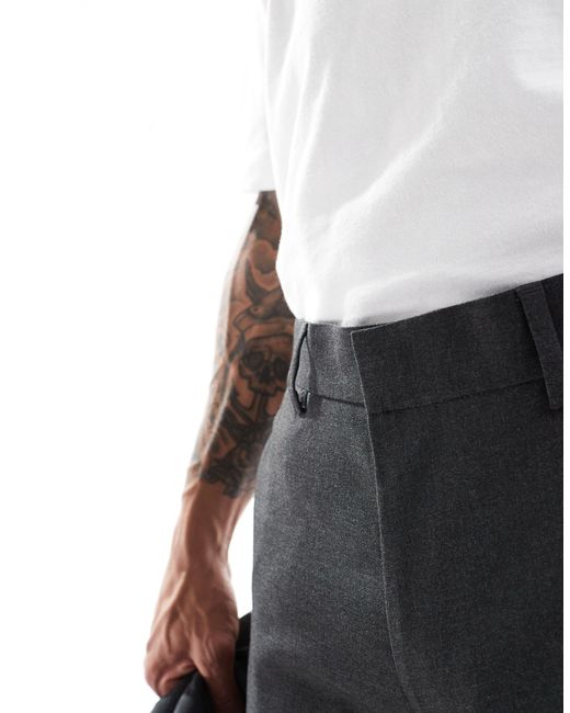 ASOS White Slim Suit Trousers for men