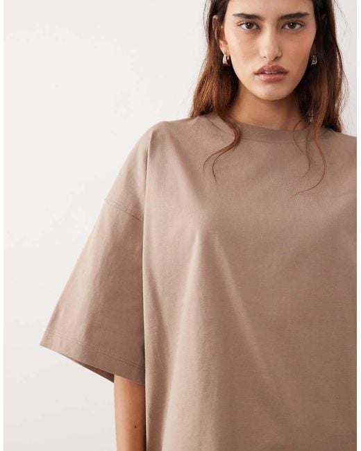 ARRANGE Natural Oversized Premium Heavy Weight T-Shirt