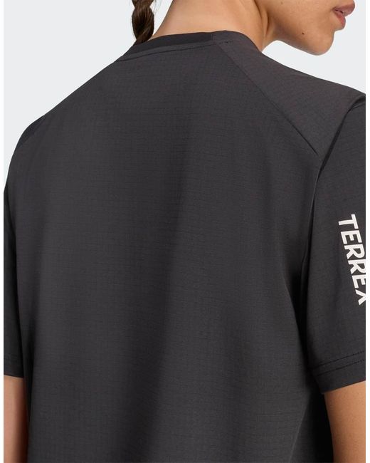 Adidas Originals Black Terrex Multi Climacool Logo Tech T-shirt
