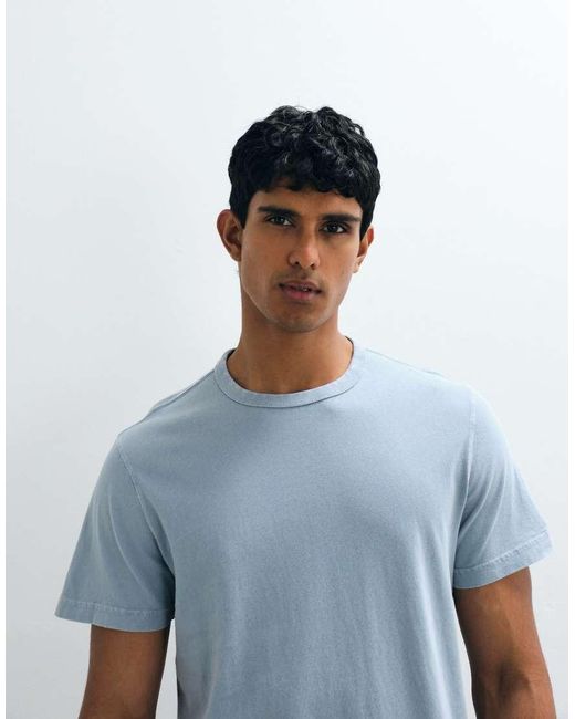 Abercrombie & Fitch Blue Essential T-shirt for men