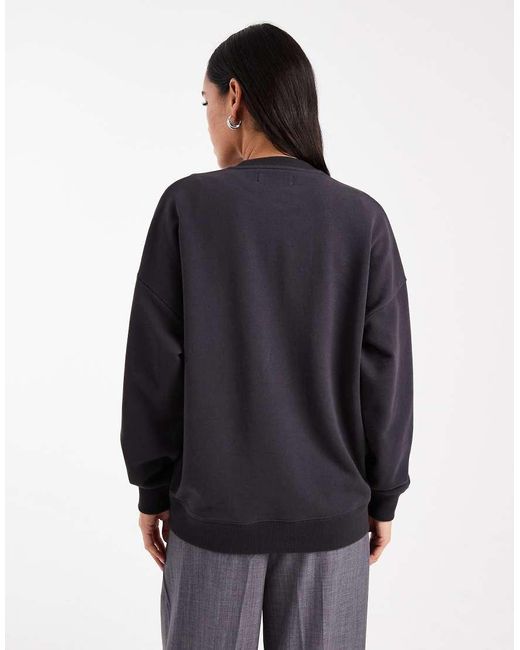 Fred Perry Blue Glitter Logo Sweatshirt