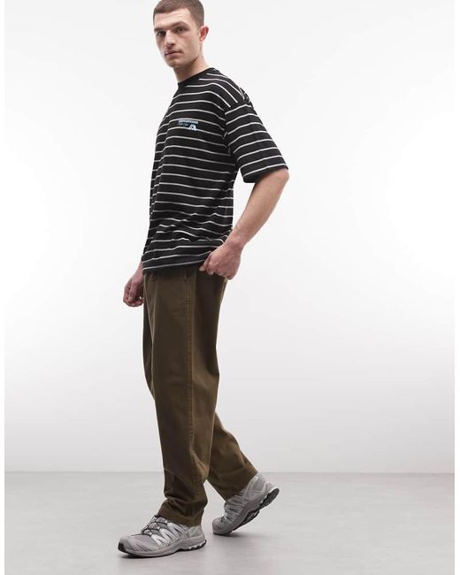 Gramicci Brown Loose Fit G Pant for men