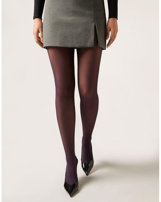 Calzedonia Purple 30 Den Total Comfort Soft Touch Tights