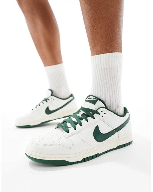 Nike White Dunk Low Retro Trainers for men