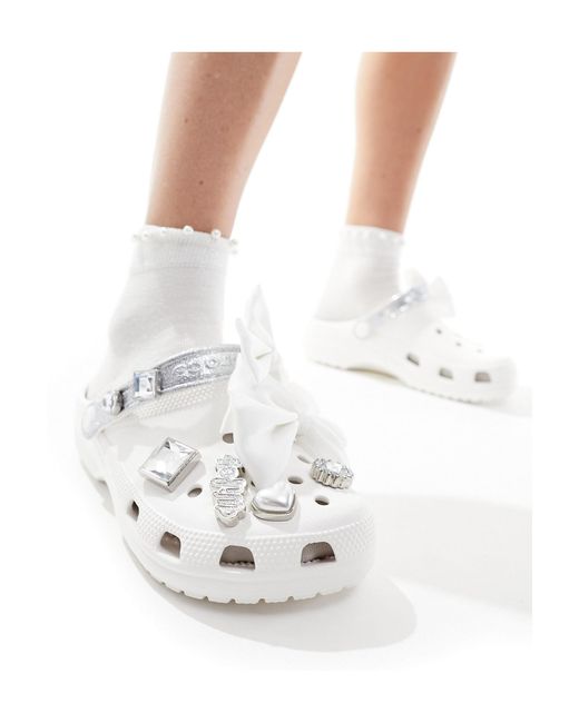 CROCSTM White – klassische hochzeits-clogs