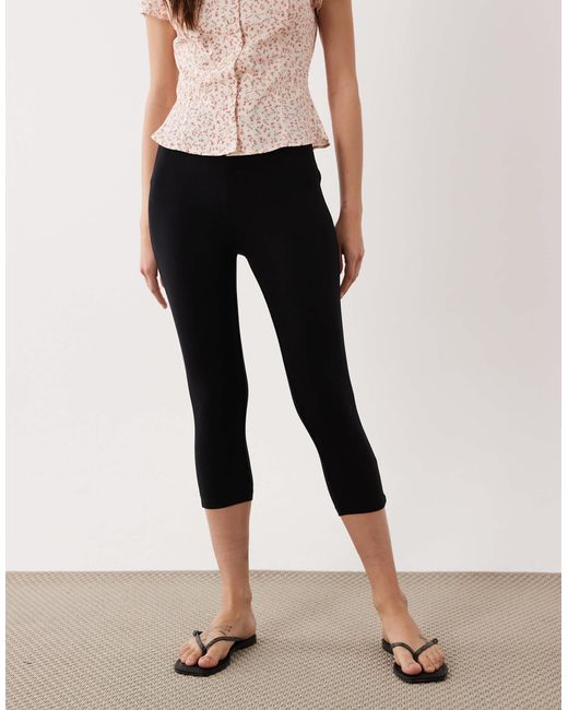 ASOS White Jersey Capri legging