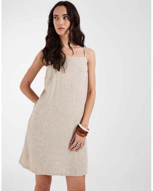 JJXX Multicolor Linen Blend Mini Dress