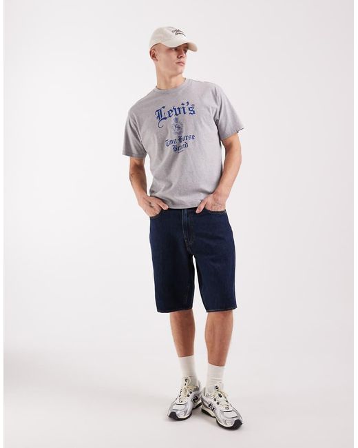 Levi's White Logo Graphic Boxy Oversized T-shirt for men