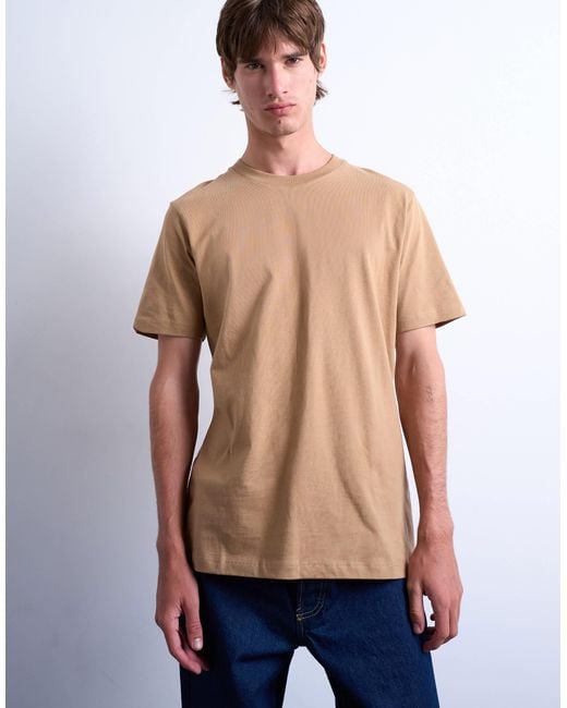 Topman – 3er-pack regulär geschnittene t-shirts in Blue für Herren