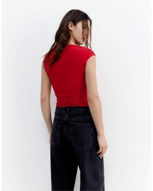 Pull&Bear Gathered Asymmetric Top